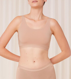 Dámská podprsenka Smart Natural Bralette - BROWN - sv. hnědá 00EP- TRIUMPH BROWN 01