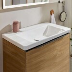 VILLEROY & BOCH - Subway 3.0 Umyvadlo 80x47 cm, bez přepadu, bez otvoru pro baterii, CeramicPlus, Stone White 4A7083RW