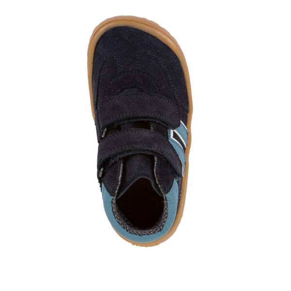 Chlapecké celoroční kotníkové barefoot boty F-MOTION TEX DARK BLUE Froddo G3110285 - 33