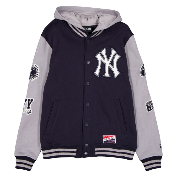 New Era Pánská bunda New York Yankees MLB Full Snap Patch Velikost: S