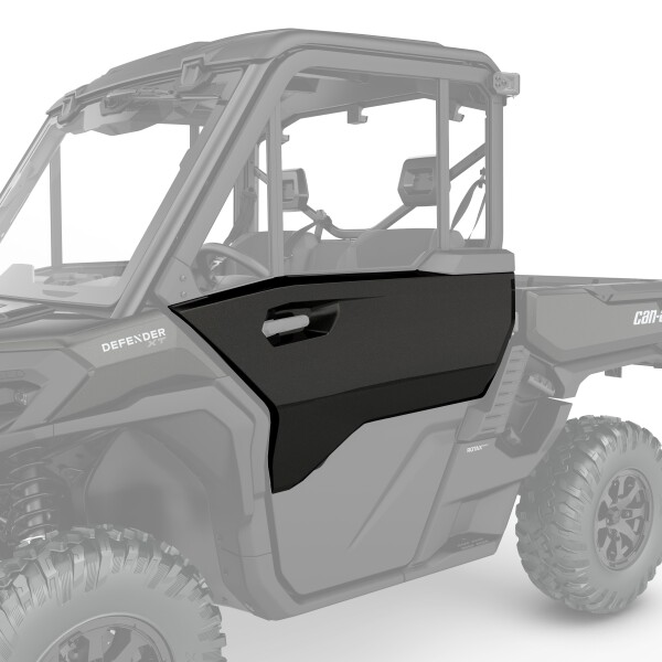 Levý panel dveří pro kabinu Deluxe na Can-Am Traxter HD11-černé barvy