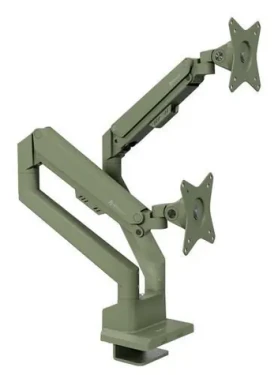 Arozzi Alzare Neo Duo zelená / Držák 2 monitorů na stůl / 17-32" / VESA 75x75-100x100 / nosnost 9 kg (TZ-ALZARE-NEO-DUO-FST)