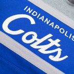 Mitchell & Ness Pánská mikina Indianapolis Colts NFL Head Coach Throwback Football Hoodie Velikost: S