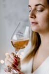 Bella Rose Sklenice na víno Zítra je taky den + vánoční krabička, čirá barva, sklo, 350 ml