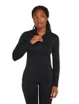 ICEBREAKER Wmns Core Heavyweight LS Half Z, Black (vzorek) velikost: S