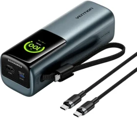 Vention FKGH0 powerbanka černá / 27000 mAh / 1x USB-A + 2x USB-C (FKGH0)
