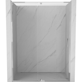 MEXEN - Exo sprchové dveře křídlové 155, transparent, chrom 819-155-000-01-00