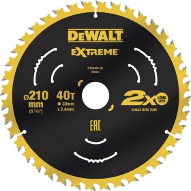DEWALT DT20433-QZ pilový kotouč 210 x 30 x 2.4 mm Počet zubů (na palec): 40 1 ks