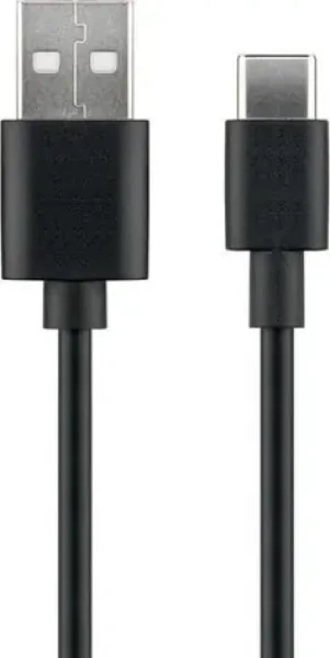 MicroConnect kabel USB C (M) - USB2.0 A (M) 2m černá / 480Mbit/s (USB3.1CCHAR2B)