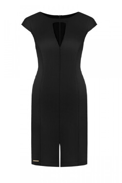 Společenské šaty model Jersa černá 46