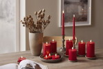Star trading LED svíčka FLAMME FLOW V.12,5cm červená