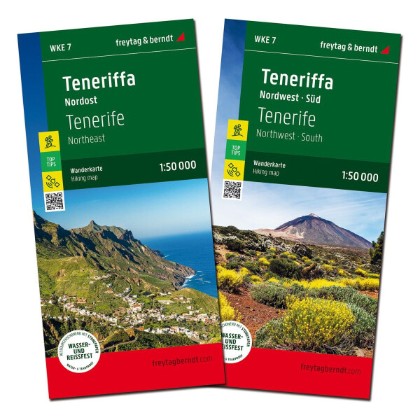 Tenerife 1:50 000 / sada turistických map