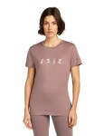 Dámské merino tričko s krátkým rukávem ICEBREAKER Wmns 150 Tech Lite SS Tee Snow Day, Summit velikost: S