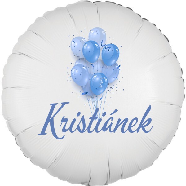Kristiánek - balónek s jménem - Balonky.cz Kristiánek - balónek s jménem - Balonky.cz