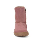 Dívčí zimní barefoot boty TEX SUEDE Dark Pink, Froddo, G3160238, růžová - 27