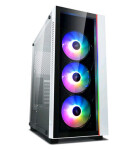 DEEPCOOL MATREXX 55 V3 ADD-RGB WH 3F bílá / E-ATX / 2xUSB 2.0 + 1xUSB 3.0 / 3x 120 mm / bez zdroje / průhledná bočnice (DP-ATX-MATREXX55V3-AR-WH-3F)