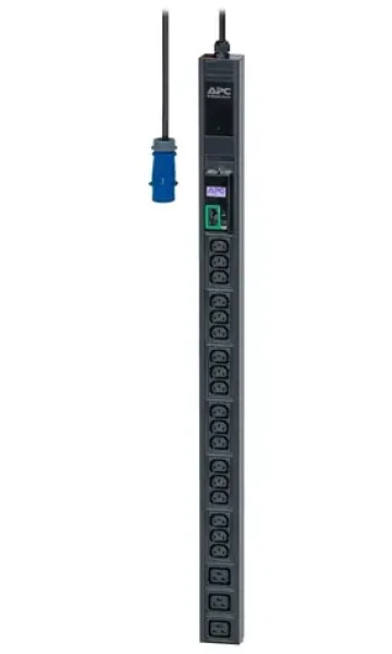 APC Easy PDU Metered ZeroU černá / 21x C13 3x C19 / ZeroU / IEC309 / 11kW / 230V (EPDU1116M)