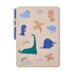 LIEWOOD Magnetický LCD kreslící tablet Zora Dino Roar, krémová barva, plast