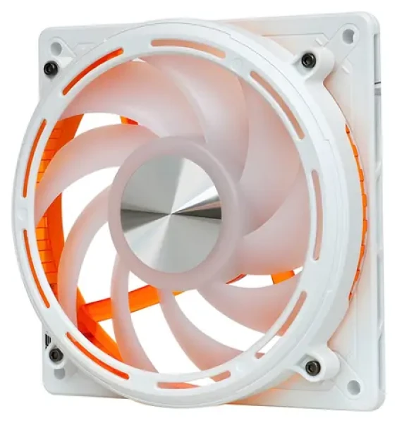 DarkFlash DE8 bílá / Ventilátor / 120 mm / ARGB podsvícení / 800-1900 RPM / 35,61 dB / 55,22 CFM (DE8 Single Fan White)