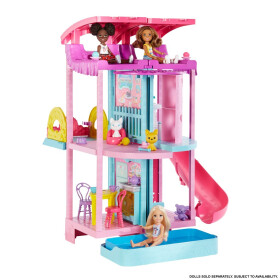 Barbie Chelsea dům se skluzavkou - Mattel Cloudees