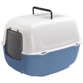 Ferplast Prima modrá / Toaleta pro kočky / S krytem / 39,5 x 52,5 x 38 cm (G83-72053015PA)