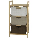 Stojan bambus se 3 zásuvkami LHA23-F3 39X36 H75