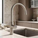 REA - Kuchyňská baterie Rivo Brush Nickel REA-B9340