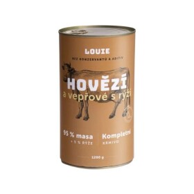 Louie konzerva Hovězí s rýží Hmotnost: 1200g