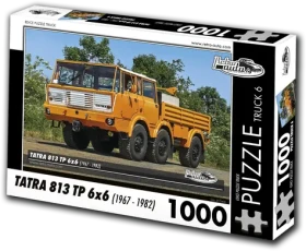 RETRO-AUTA Puzzle TRUCK č.6 Tatra 813 TP 6x6 (1967-1982)