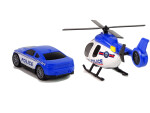Mamido Policejní sada přívěs auto vrtulník
