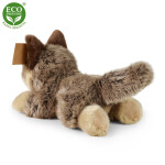 Plyšový vlk ležící 23 cm, ECO-FRIENDLY