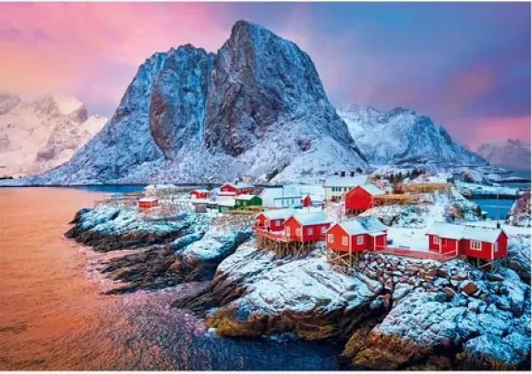 Clementoni 35587 Puzzle Vesnice Hamnoy 500 dílků