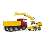 Bruder 2751 MAN TGA nákladní s bagrem Liebherr