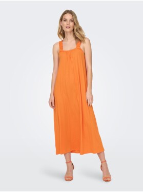 Oranžové dámské šaty ONLY May dámské