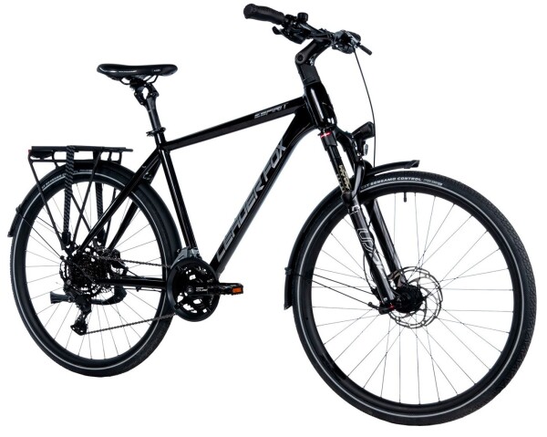 Leader Fox ESPIRIT pánské, rám 22,5" (XXL), model 2025-1, black/silver - ZDARMA dopravné, odborná montáž, seřízení, pojištění a dárkový poukaz na nákup přílušensví! (Záruka nejlepší ceny. Nakupujte u autorizovaného prodejce.)