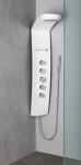 POLYSAN - LUK termostatický sprchový panel rohový 250x1300, bílá 80325