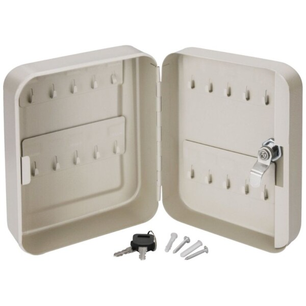 EXTOL CRAFT 99020 Skříňka na klíče, 20 háčků, 20x16x8cm