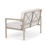 Zahradní sestava, kov, béžová, AZS-B1405 CRM