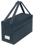 Leitz Textilní úložný box s víkem šedá / 465 x 200 x 260 mm (67230089)