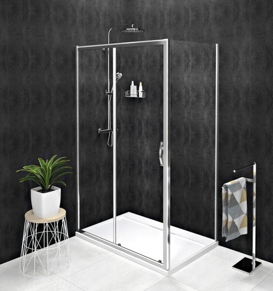 GELCO - SIGMA SIMPLY CHROM Obdélníkový sprchový kout 1200x750 čiré sklo, GS1112-GS3175 GS1112-GS3175