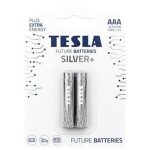 TESLA SILVER+ alkalická mikrotužková baterie AAA (LR03) 2 ks / papír (8594183397887)