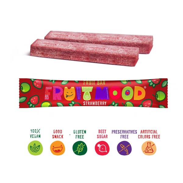 Ovocná tyčinka Fruit Mood Jahoda 20g (Sergio)