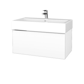 Dřevojas - Koupelnová skříňka VARIANTE SZZ 80 pro umyvadlo Duravit Vero - N01 Bílá lesk / M01 Bílá mat 264604