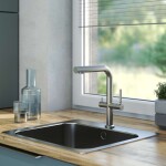 Kielle - Wimeo Dřezová baterie s filtrační funkcí, broušená nerez 10525F25