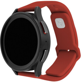 FIXED Set silikonových řemínků Silicone Sporty Strap s Quick Release 22mm pro smartwatch červený (FIXSST2-22MM-RD)