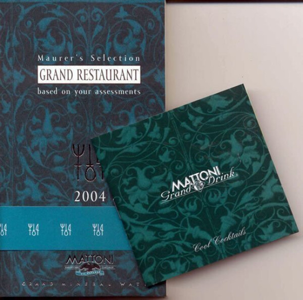 Maurer´s Selection - Grand Restaurant 2004 - based on your assessments - Pavel Maurer