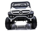 Mamido Dětské elektrické autíčko Mercedes Unimog 4x4 bílé