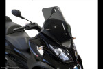 Piaggio Mp3 125, 300, 400, 500 11-18 Skútr plexi Powerbronze 455 mm - tmavě kouřová
