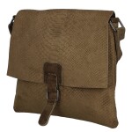 Dámská crossbody kabelka s hadím vzorem Geina, zelená