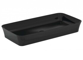 IDEAL STANDARD - Ipalyss Umyvadlo na desku, 80x40 cm, bez přepadu, lesklá černá E1391V2